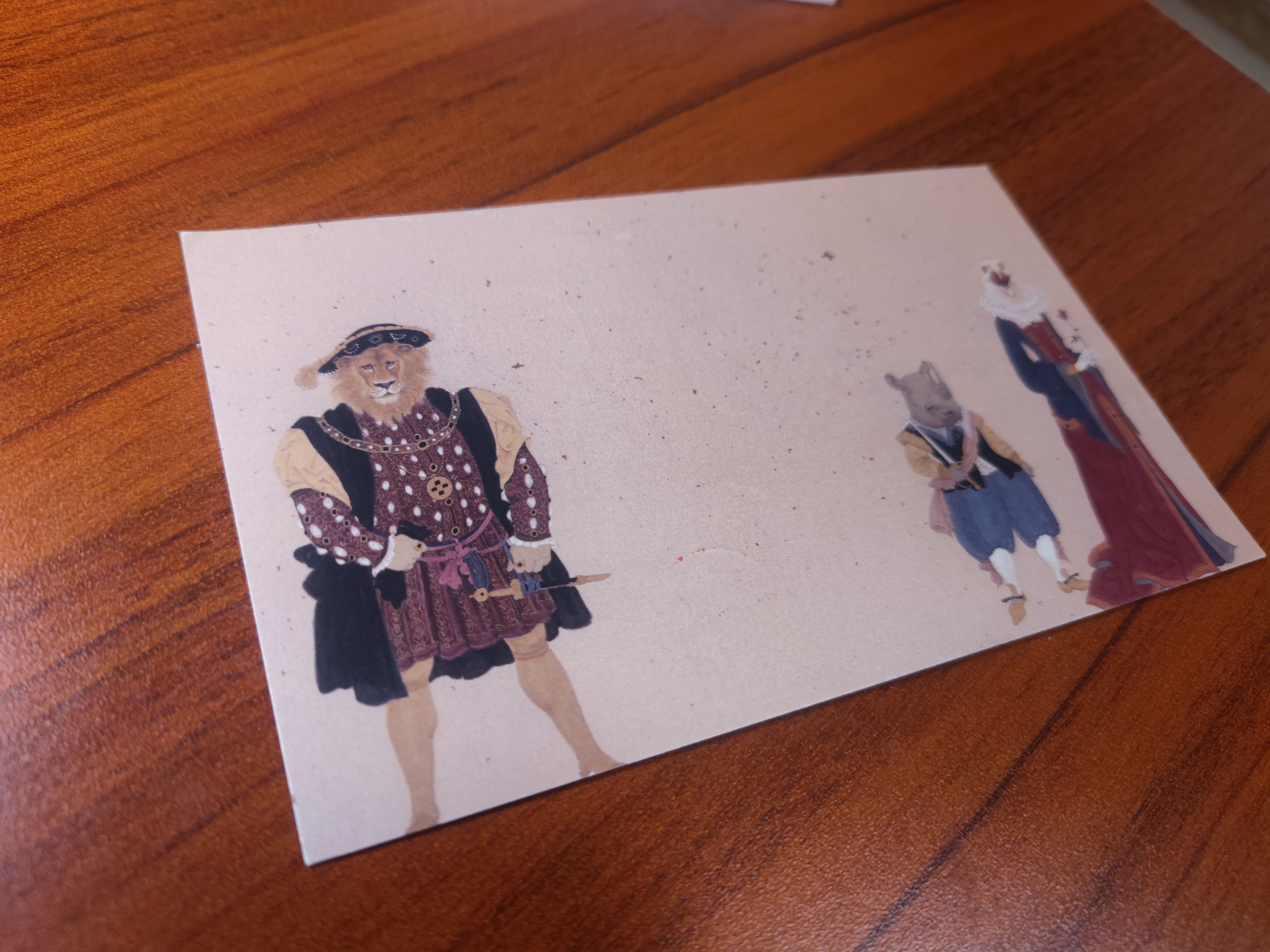 信背后的画我也很喜欢。